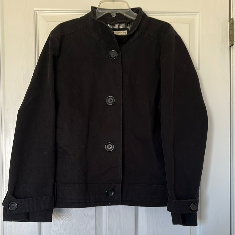 Old Navy Black and White Jacket- Size XXL